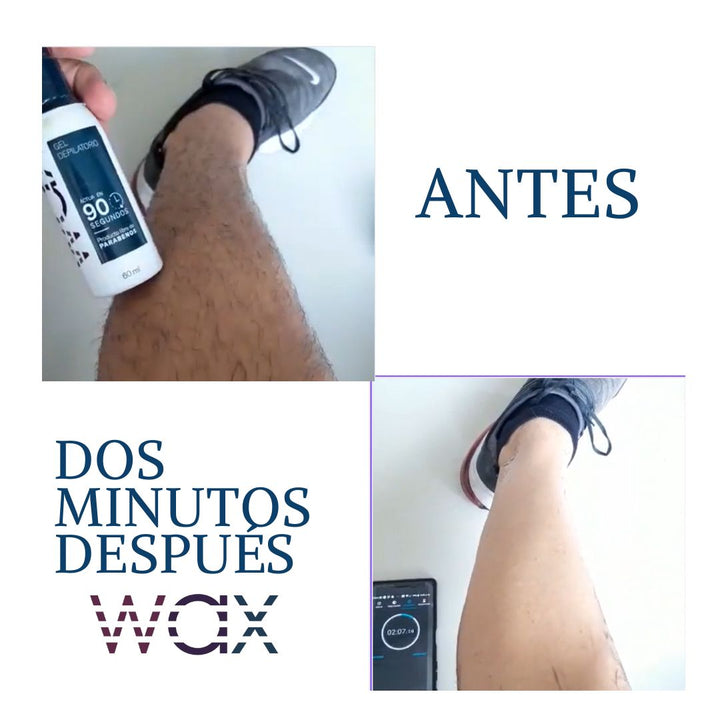 WAX gel depilatorio PACK 3 Unidades